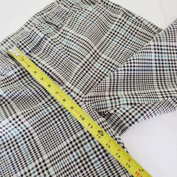 Old Navy Pants Pixie High Rise Slim Ankle Academia Plaid Preppy Stretch 20 - Picture 10 of 11